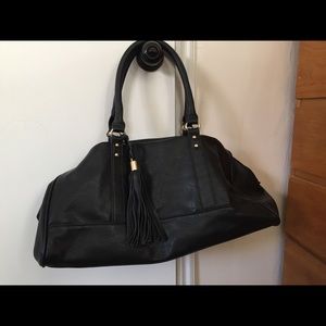 Forever 21 large black satchel